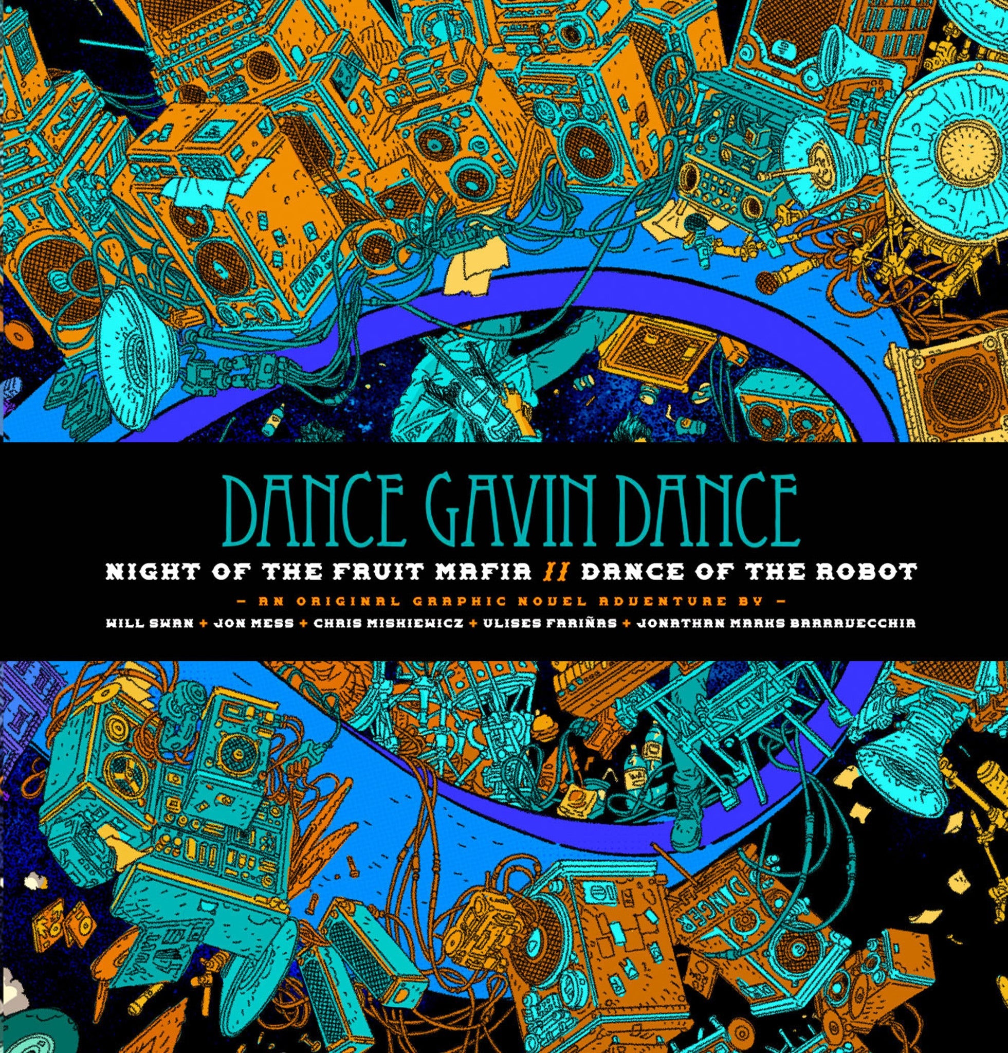 Cover image for Dance Gavin Dance: Night of the Fruit Mafia // Dance of the Robot ISBN 9798886562712
